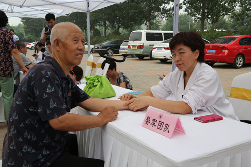 雷竞技raybet登录入口晏军领军团队正在为居民义诊